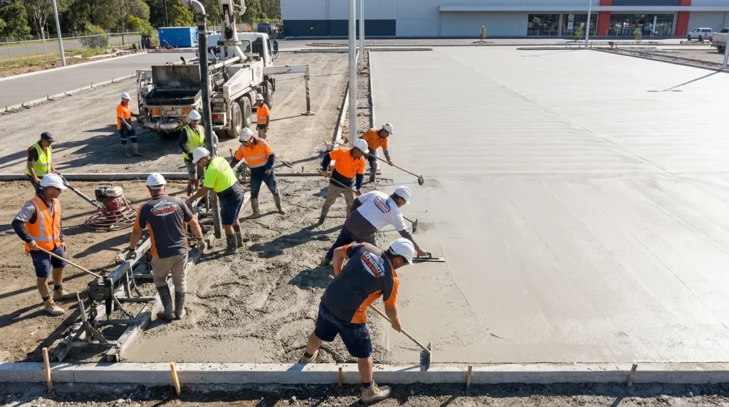 Concrete Driveways Brisbane - Commercial 1